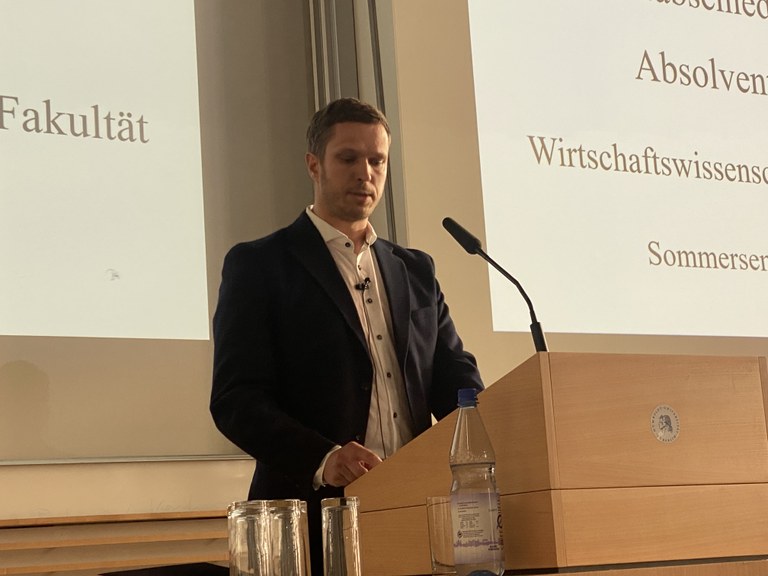 Ceremonial speech by Daniel Engelmann